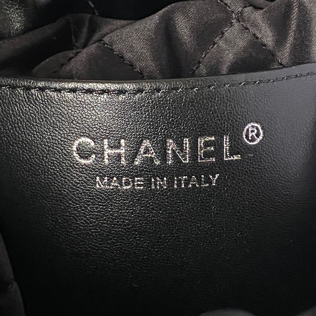 Bolsa Handbag Couro Bezerro Dourada Tamanho Mini