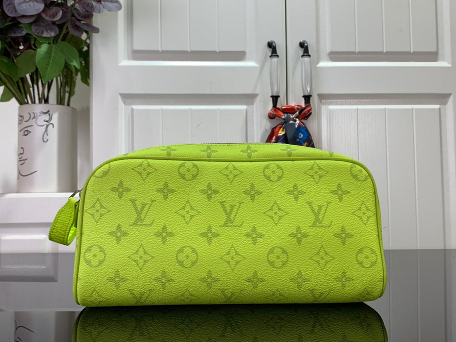 Lv Necessaire Dopp Kit Neon Yellow