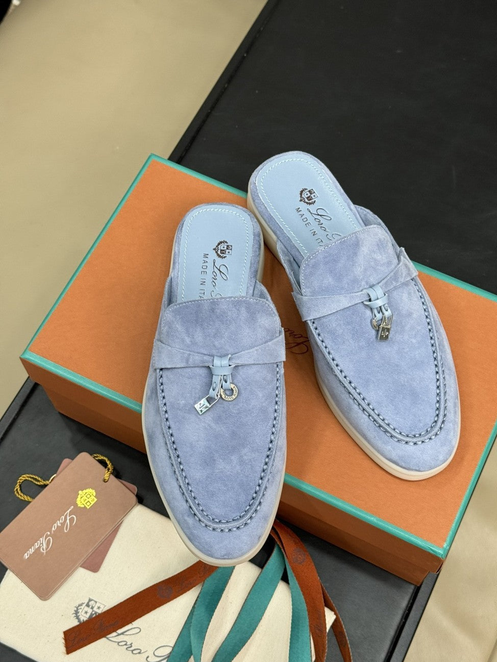 Mule Couro Casual Minimalista