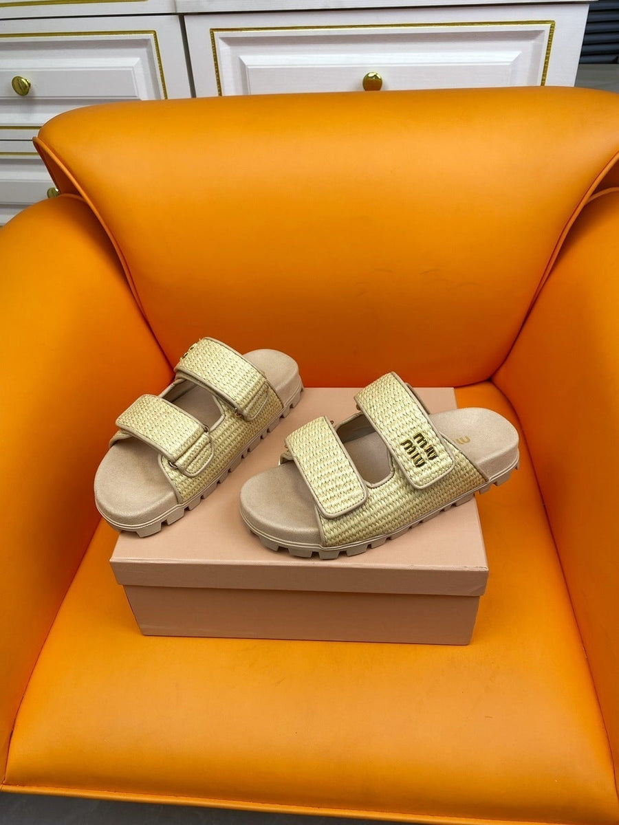 MIU MIU Flat Sandal