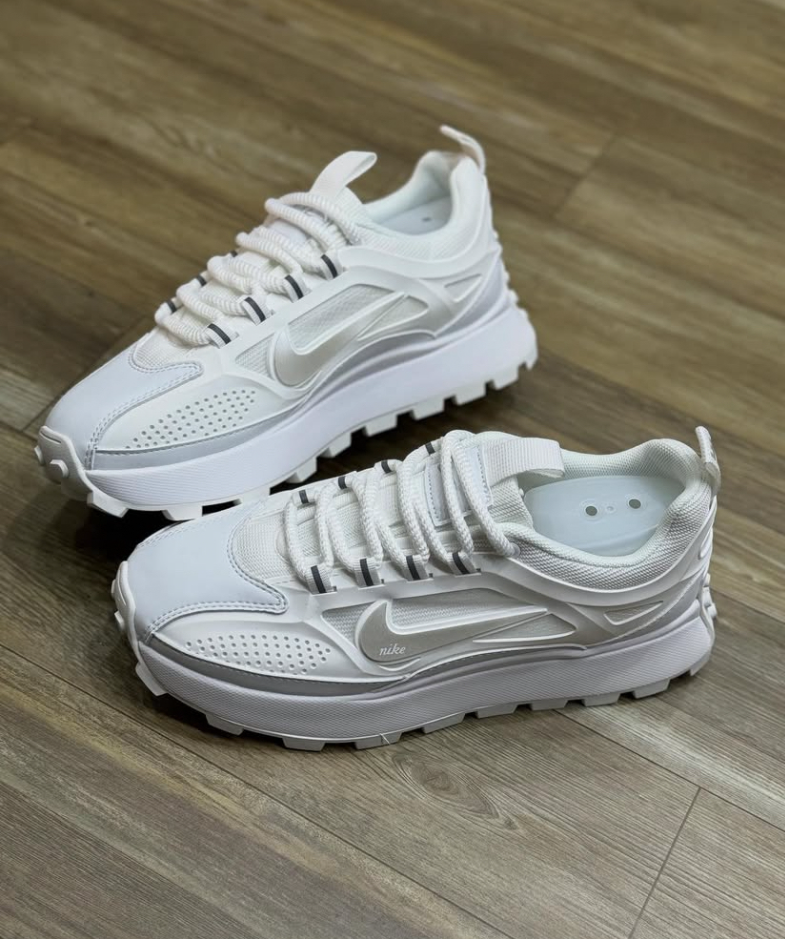 Tênis Runner Malha Branco Solado Estruturado