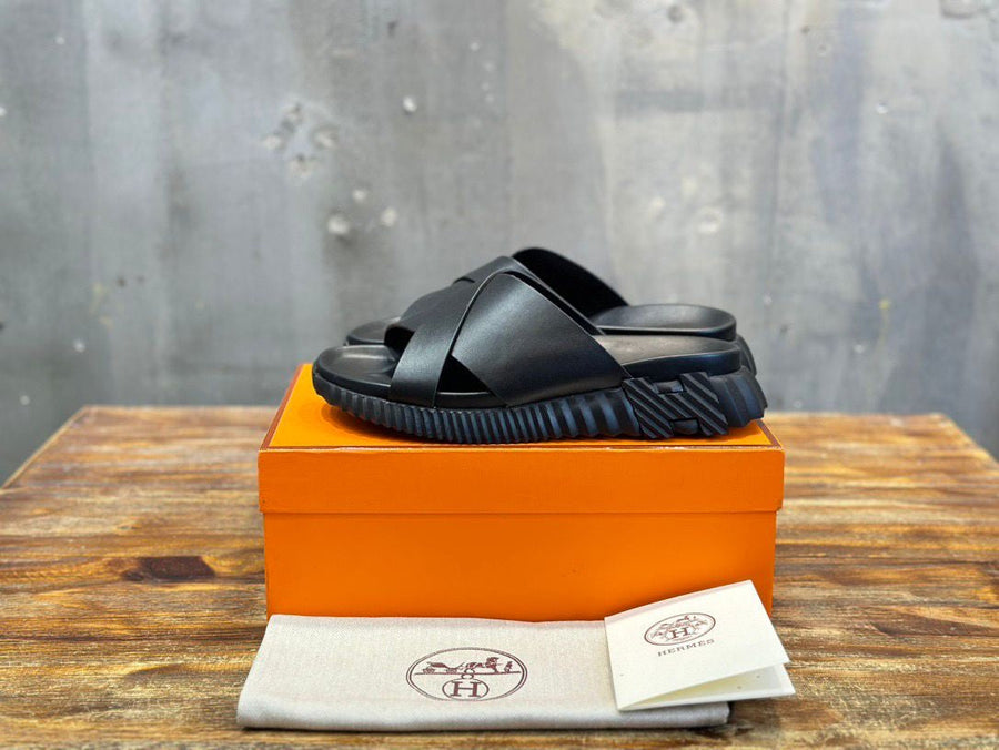Hermes Sandal Infra Black