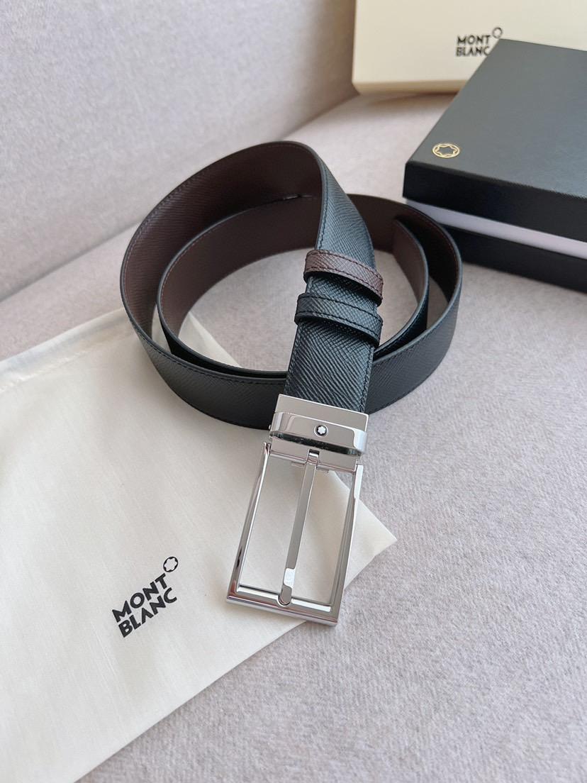 Cinto Couro Liso Preto Fivela Minimalista