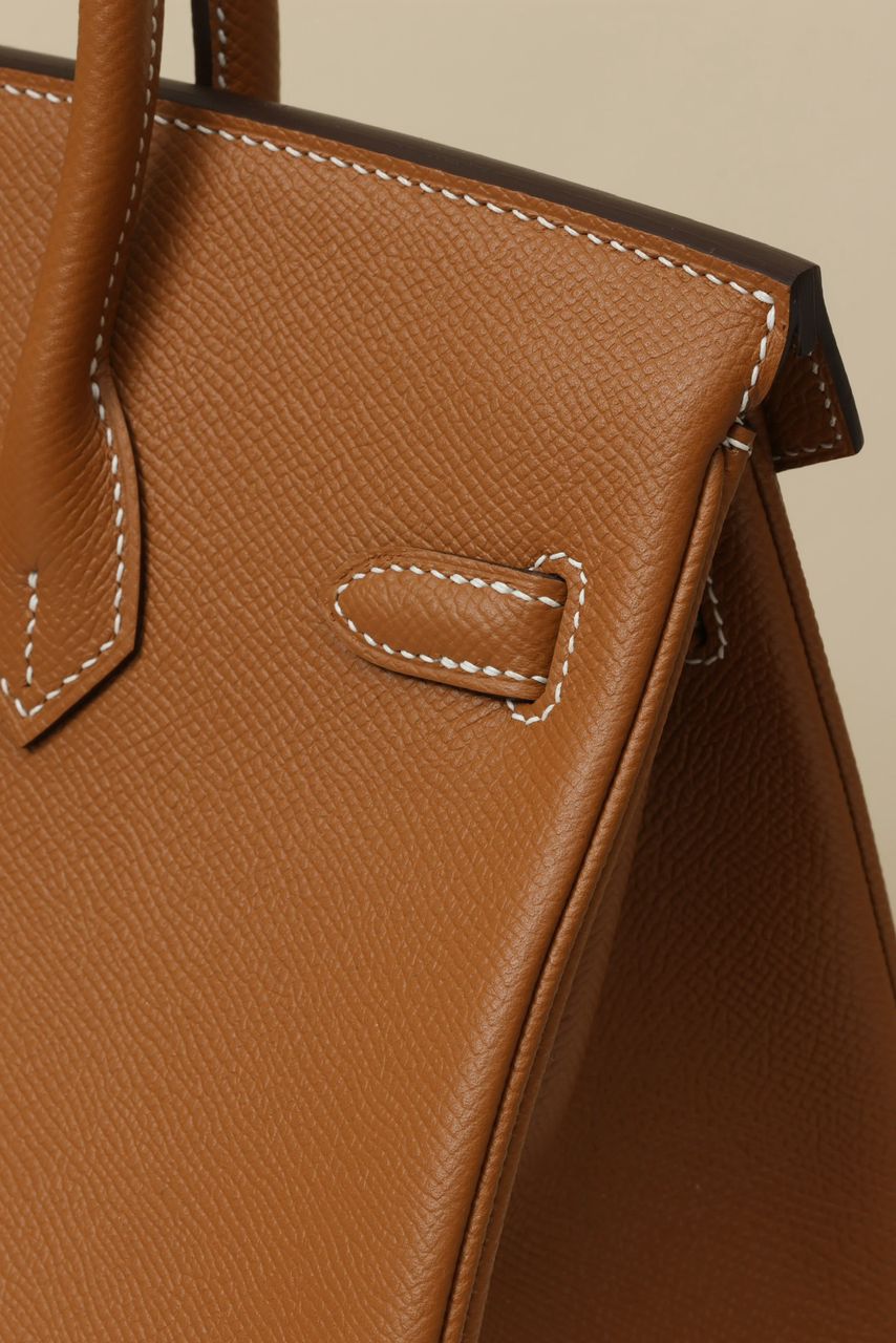 Bolsa Satchel Couro Caramelo Estruturada com Alça Dupla