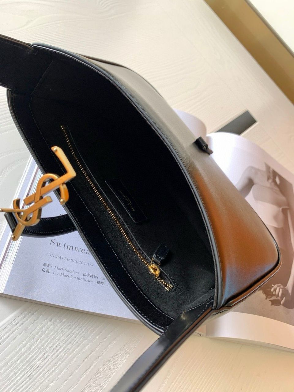 Bolsa Estruturada Couro Preto Tamanho Mini