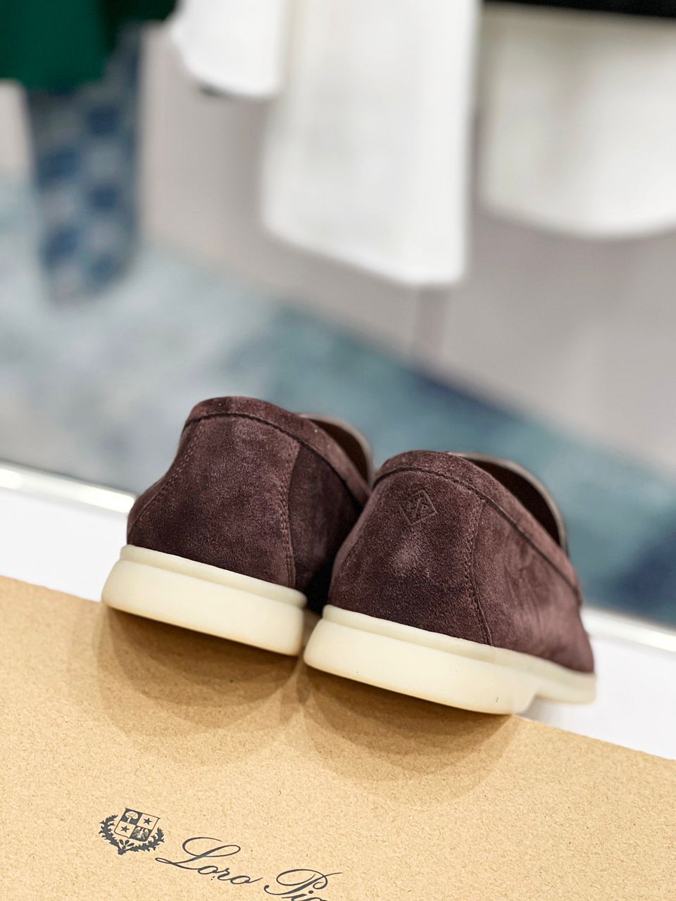 Mocassim Camurça Bege Comfort Casual