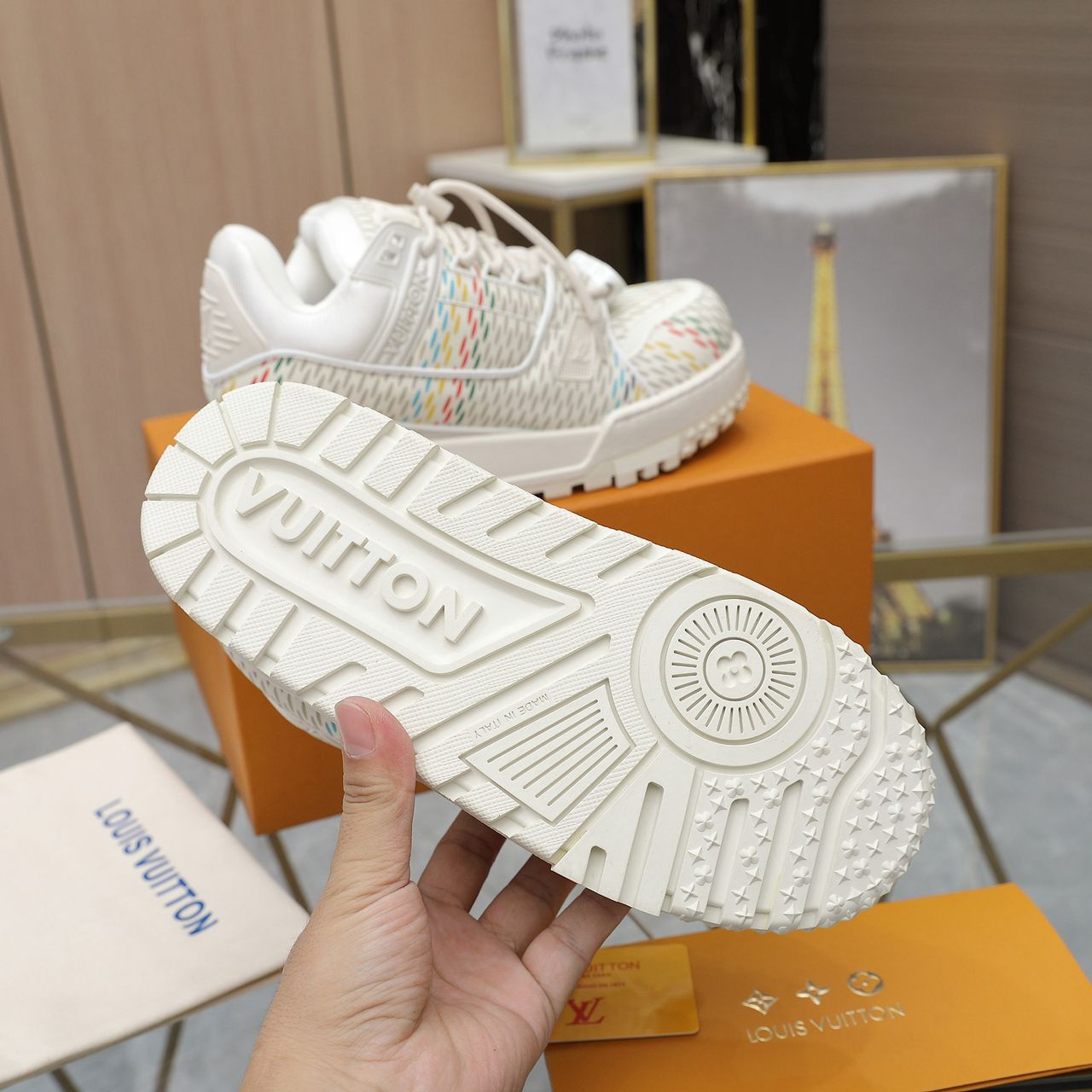 Tênis Chunky Solado Triplo Branco