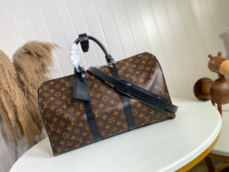 Bolsa de Viagem Keepall Bandouliere 45 Monogram Macassar