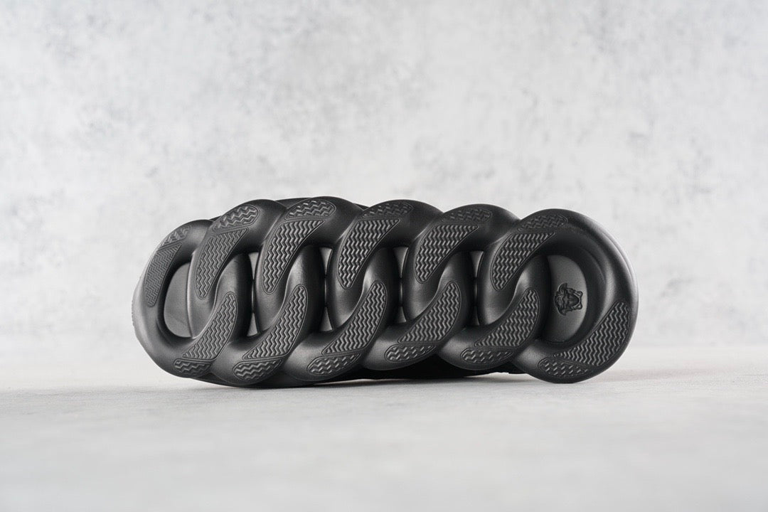 Tênis Runner Couro Detalhes Metalizados Solado Chunky