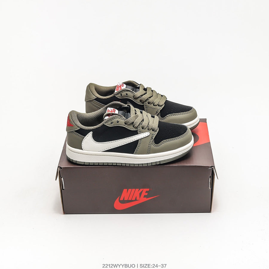 Jordan 1 Retro x Travis Scott Green Infantil
