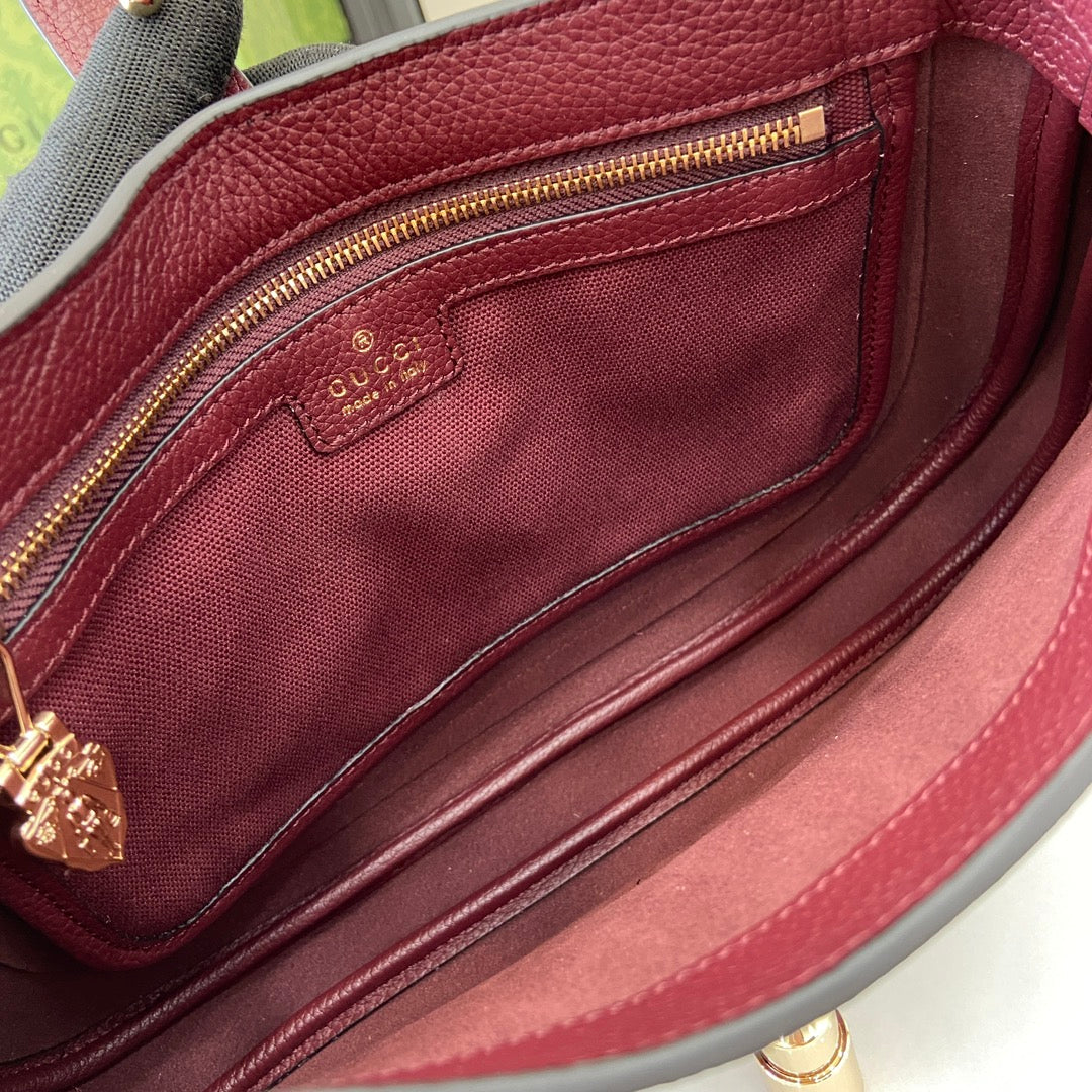 Bolsa Pequena Couro Vermelho Mini
