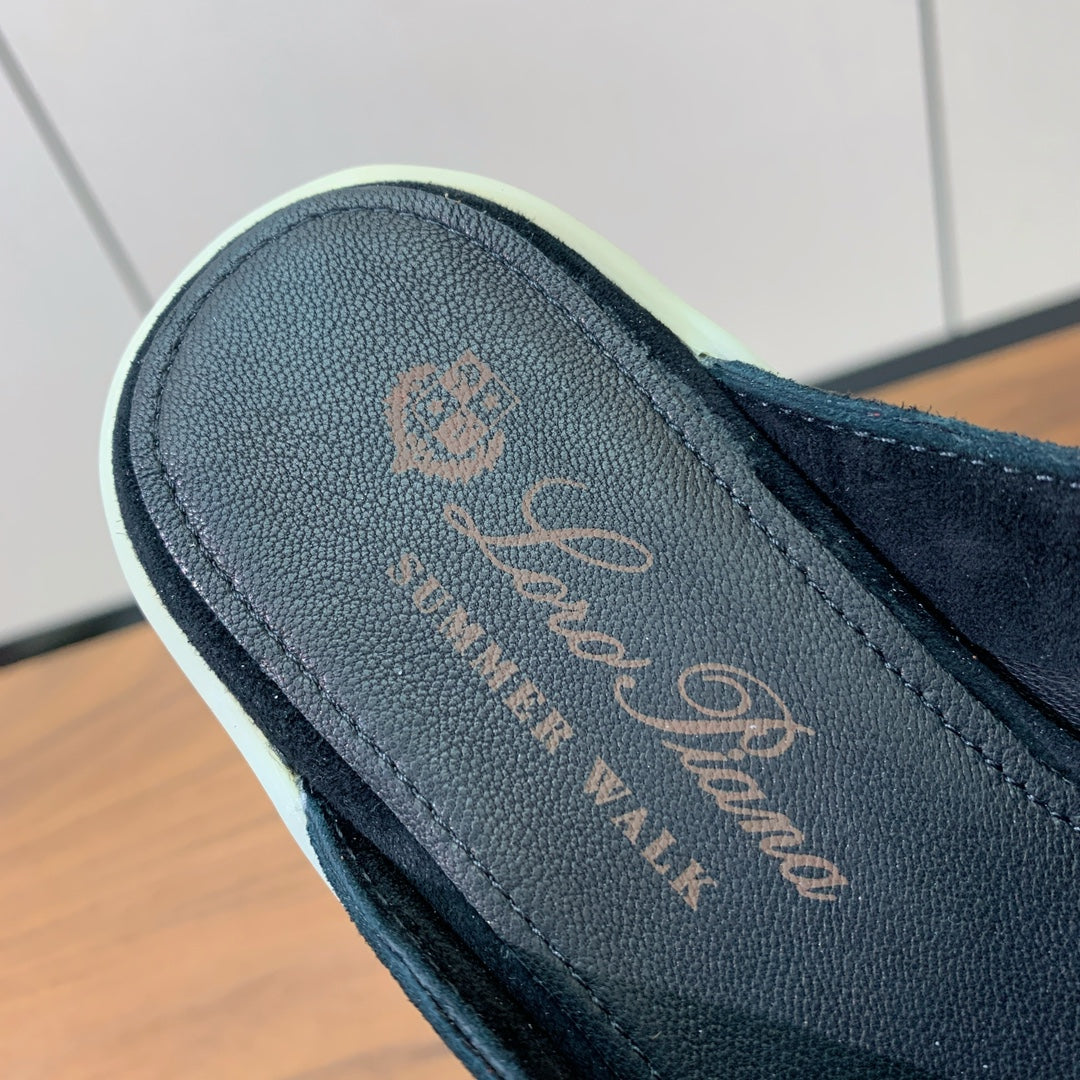 Mule Couro Casual Marrom Claro