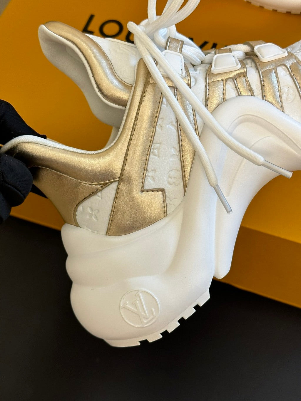 Tênis Platform Chunky Branco Solado Triplo