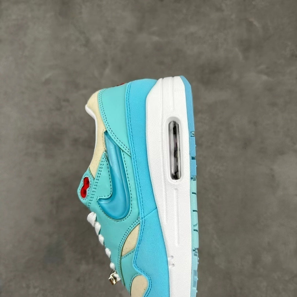 Tênis Runner Malha Azul Gale Detalhe Lateral