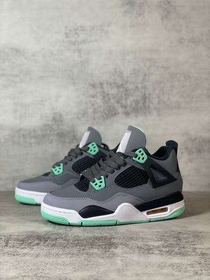 Tênis Cano Alto Basquete Verde Fluorescente Detalhe Preto
