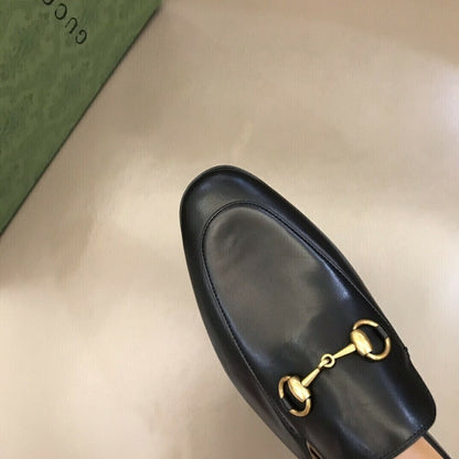 Mocassim Couro Preto Slipper Conforto