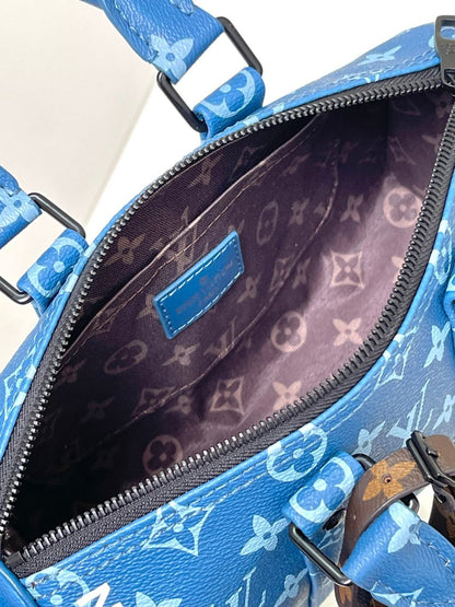 Bolsa Viagem Couro Marrom Alça Removível 25cm