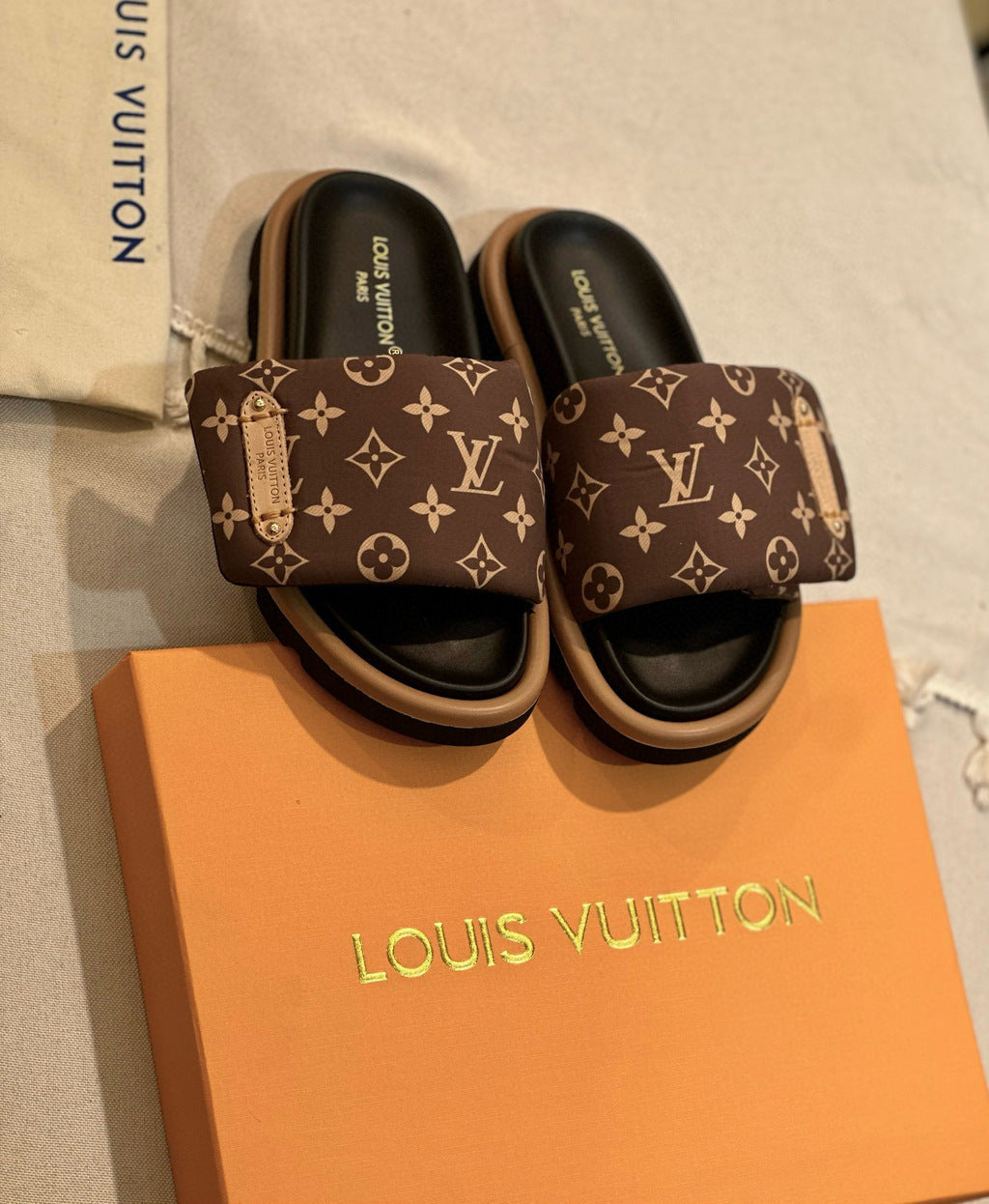 Chinelo Flatform Espuma Cacao