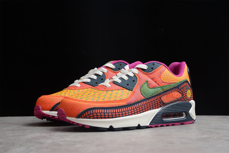 Tênis Runner Malha Multicolorido Estampa Caveira