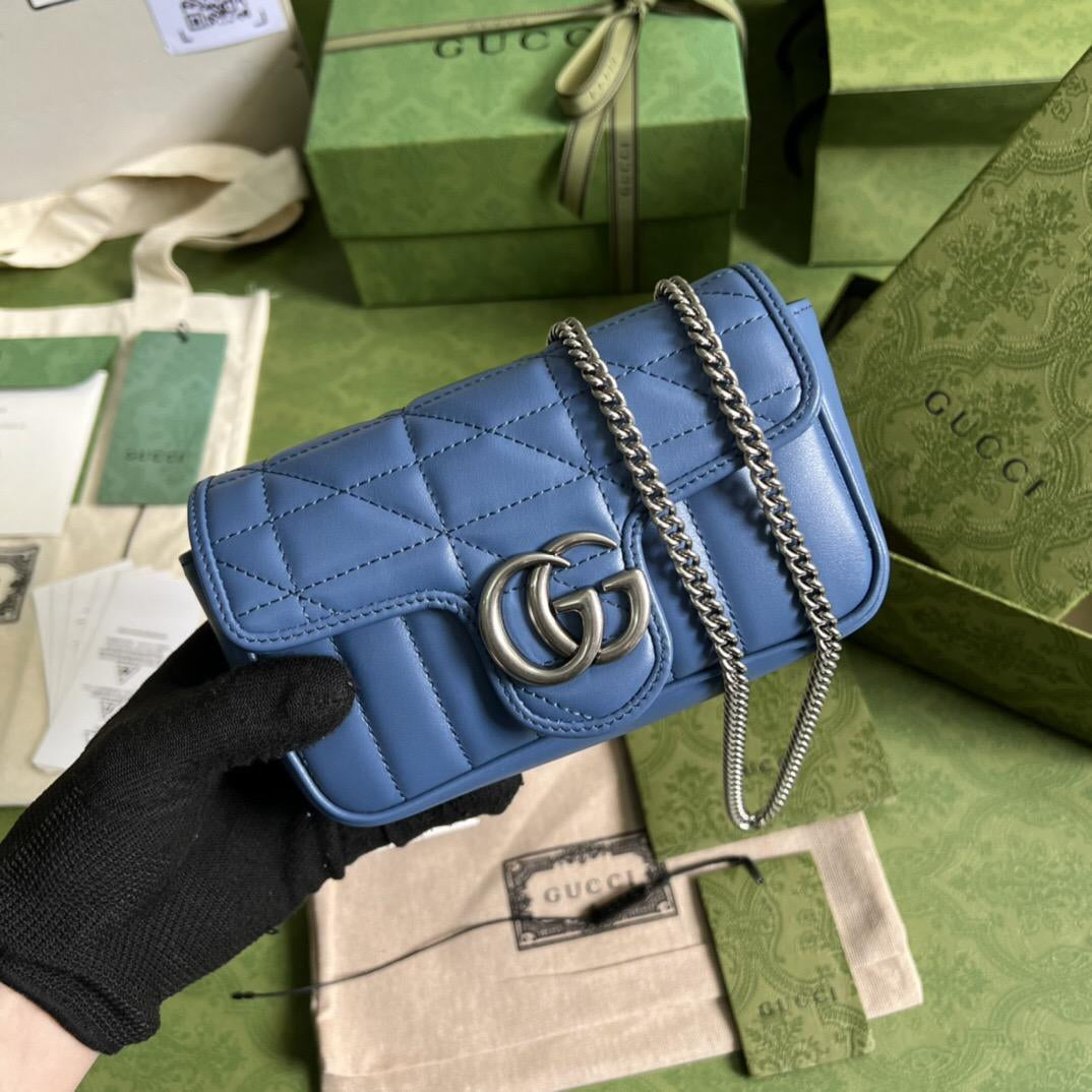 Bolsa Ombro Couro Padrão Letras Entrelaçadas Marrom