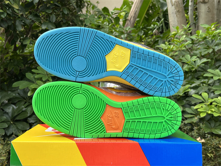 Tênis Cano Baixo Skate Multicolorido Padrão Yuanyang