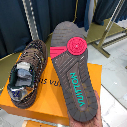 Tênis Casual Cinza Multicolorido