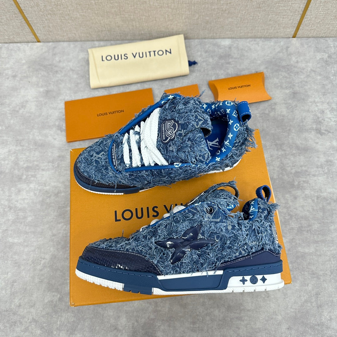 Tênis Skate Azul Casual