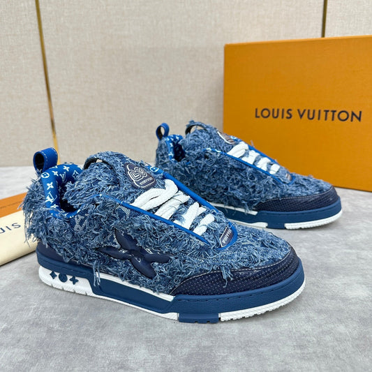 Tênis Skate Azul Casual