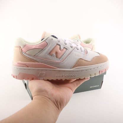 Tênis Couro Branco Detalhe Rosa