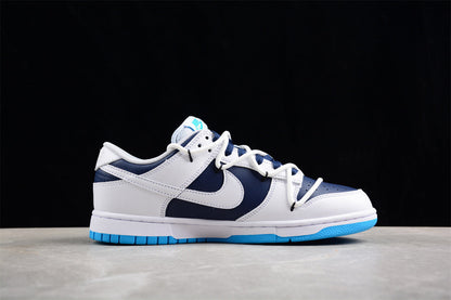 Tênis Skate Couro Cano Baixo Azul