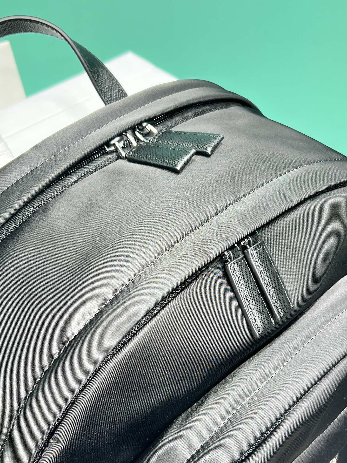 Mochila Couro Estruturado Preto