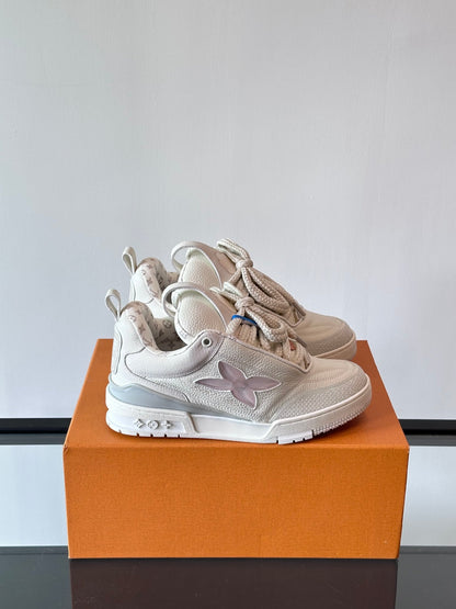 Tênis Skate Couro Branco
