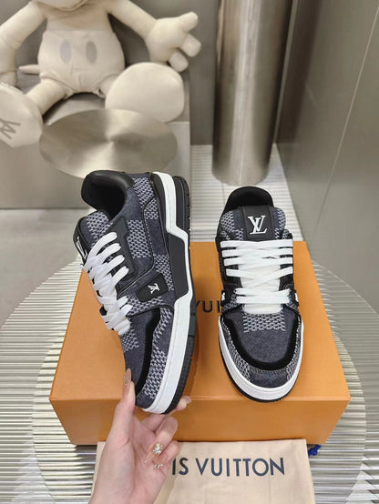 Tênis Casual Couro Preto