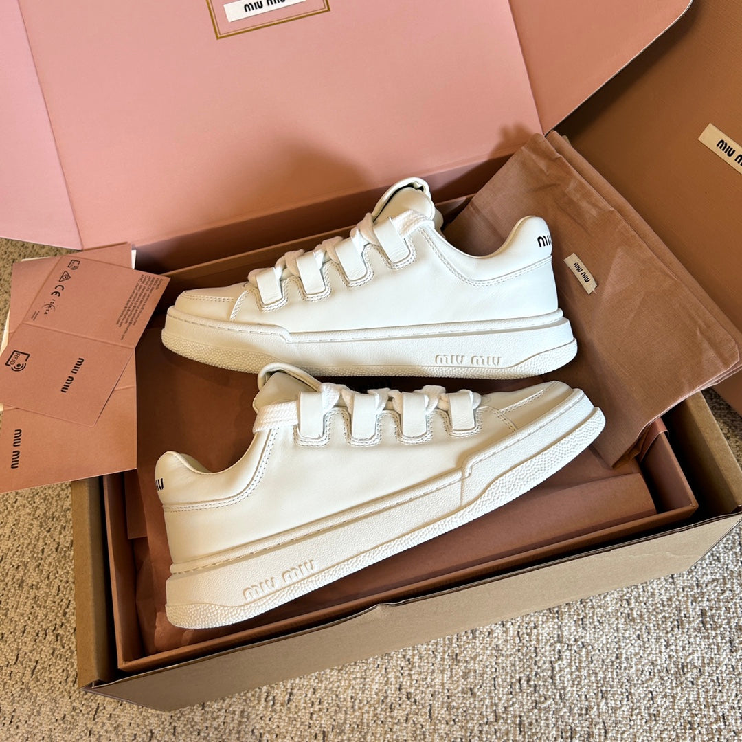 Tênis Couro Branco Casual