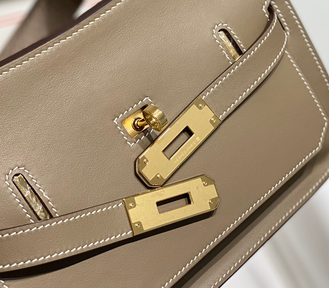 Bolsa Shoulder Couro Marrom Tira Ajustável Mini