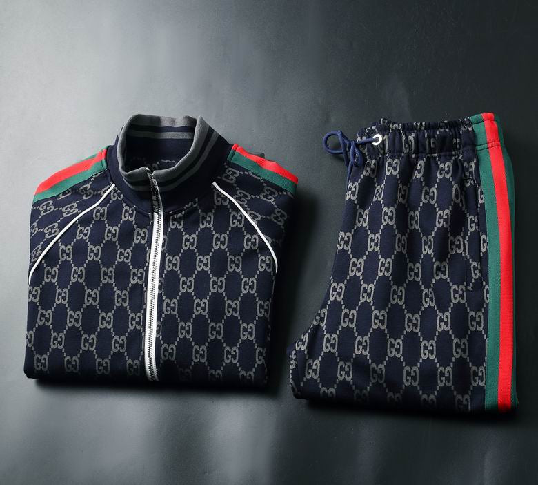 Moletom Jacquard Padrão Monograma Geométrico