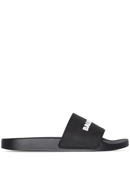Balenciaga Slide com logo gravado