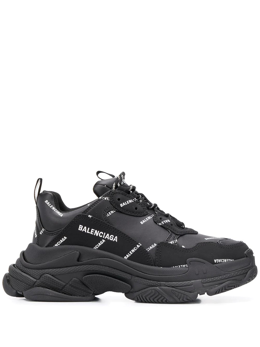 Balenciaga Tênis Triple S com logo corrido