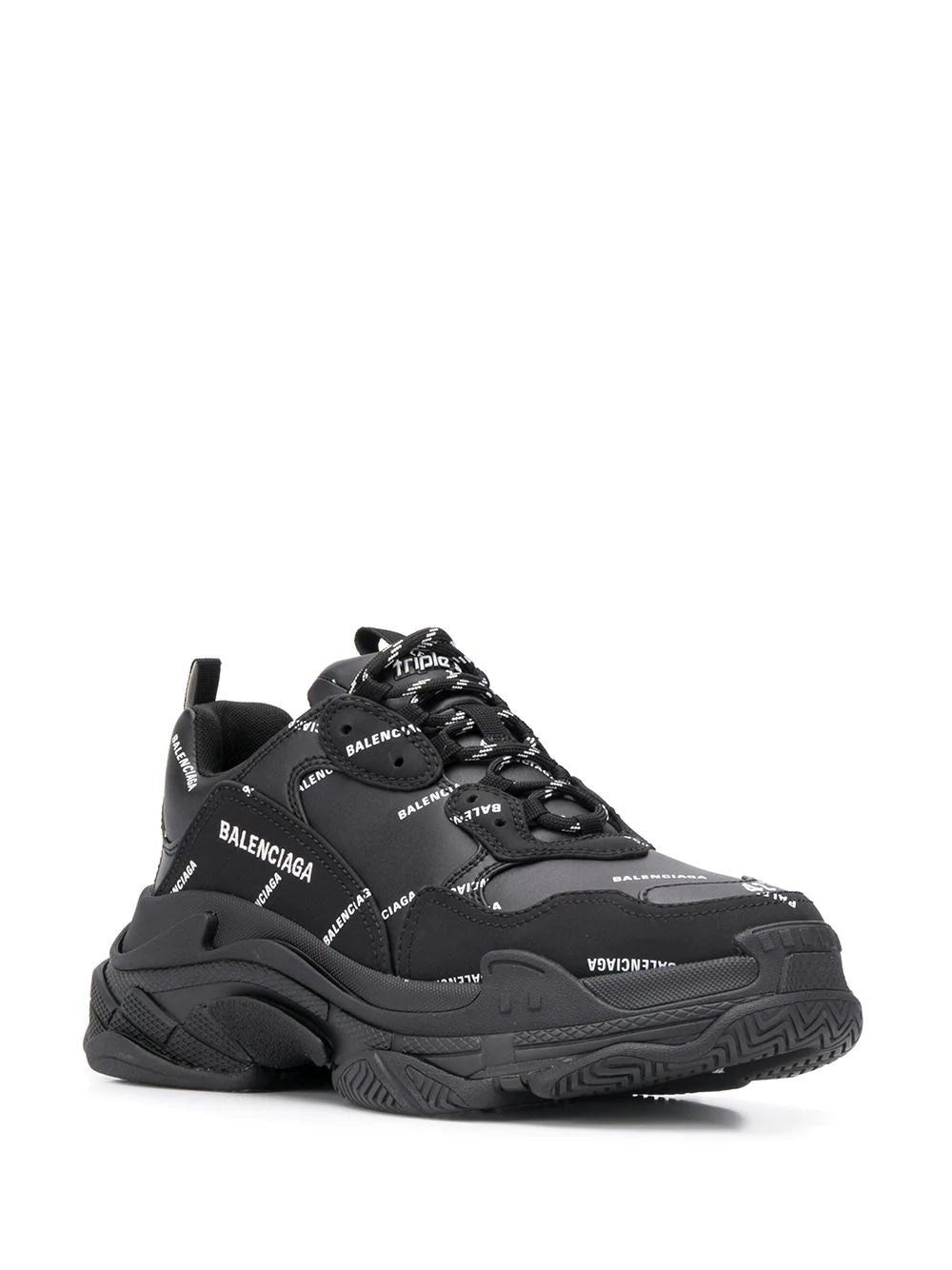 Balenciaga Tênis Triple S com logo corrido