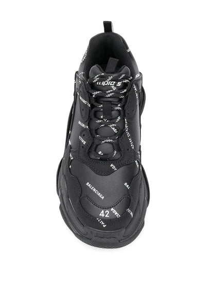 Balenciaga Tênis Triple S com logo corrido