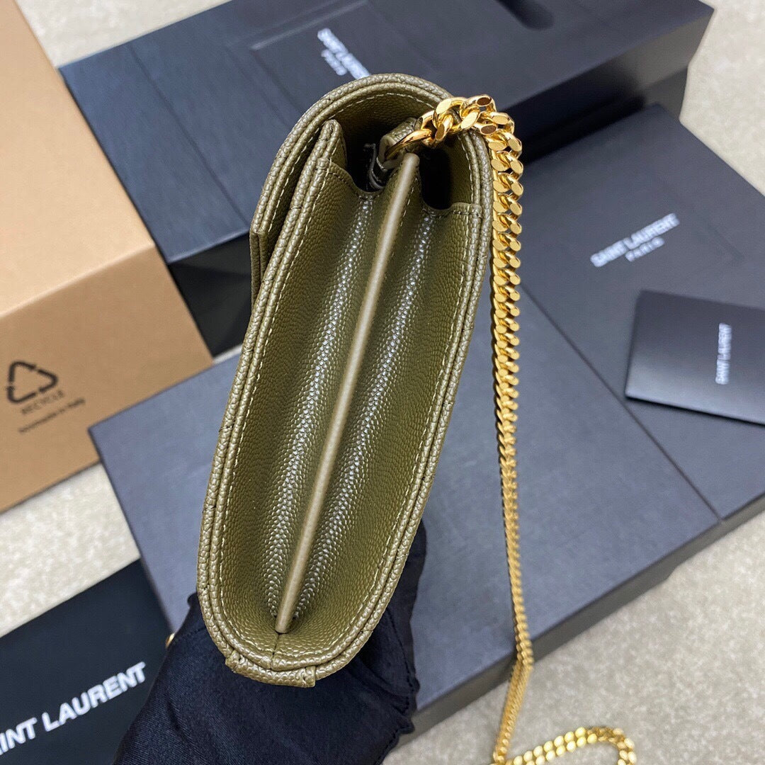 Bolsa Ombro Couro Verde