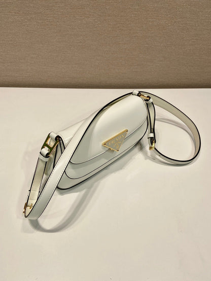 Bolsa Shoulder Couro Estruturada Preta
