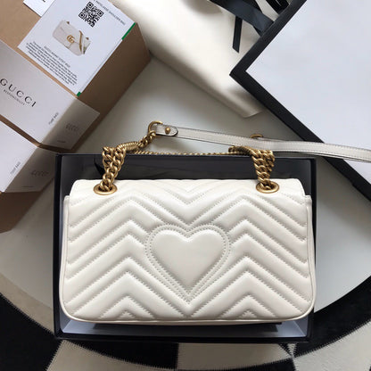 Bolsa Pequena Couro Branco Letras Entrelaçadas Small