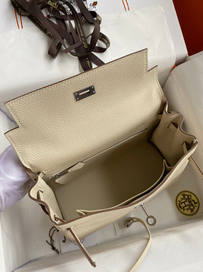 Bolsa Couro Off-Branco