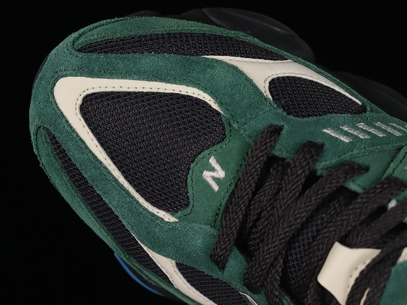Tênis Runner Malha Forest Green Detalhe Cinza