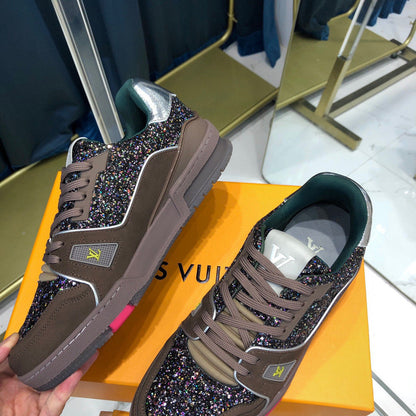 Tênis Casual Cinza Multicolorido