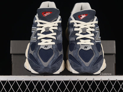 Tênis Runner Malha Navy Detalhe Branco