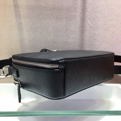 Bolsa Satchel Couro Texturizado Preto