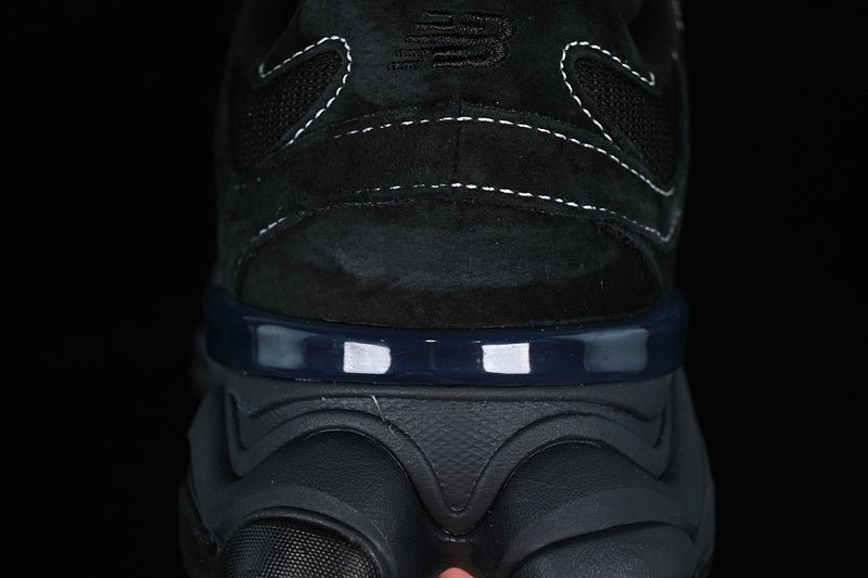 Tênis Runner Malha Preto Cinza e Branco