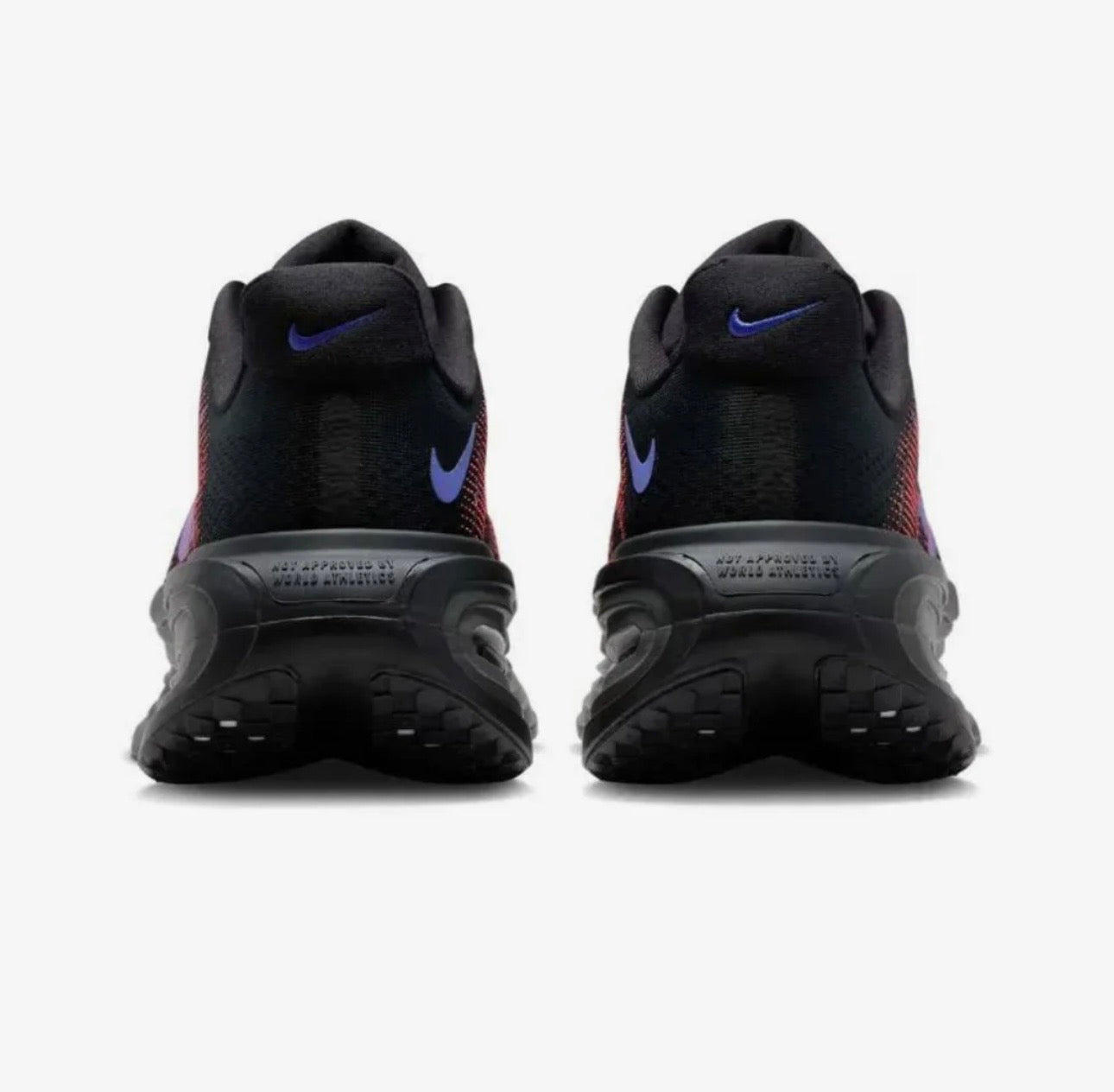 Tênis Runner Malha Preto Detalhes Roxo